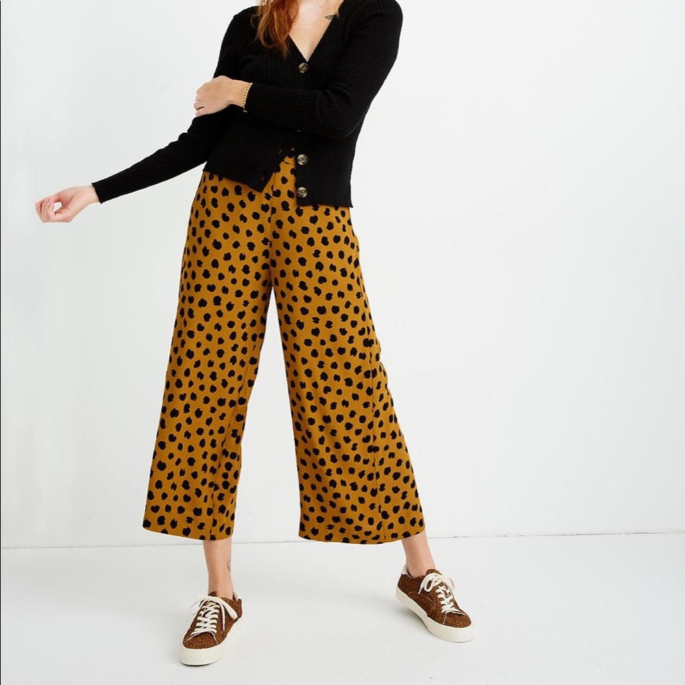 Huston Pull-On Crop Pants in Painted Spots